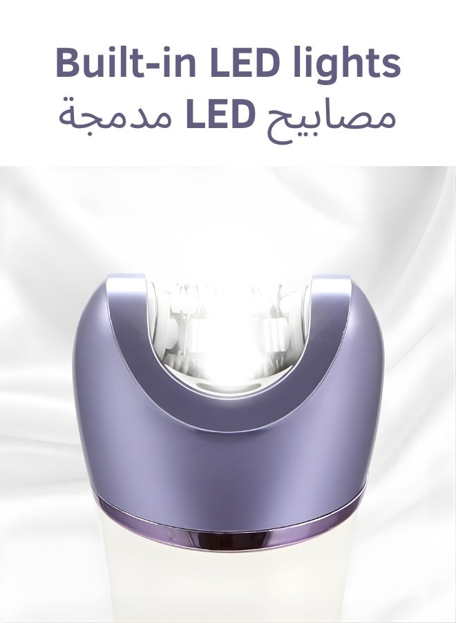 اتش بي جهاز إزالة شعر 6 في1: IPX7 مقاوم للماء، بطارية 1.5ساعة، إزالة شعر رطب/جاف ناعمة - Image 3